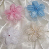 Dalmazio Design CRF Margherita Plisse Crystal with Organza Ruffle